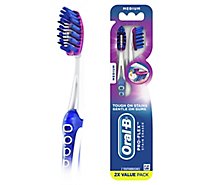 Oral-B Pro-Flex Stain Eraser Toothbrushes Medium Value Pack - 2 Count