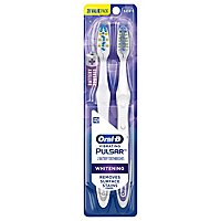 Oral-B Pulsar Whitening Battery Powered Toothbrush Soft - 2 Count - Image 3