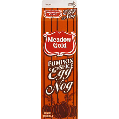 Meadow Gold Pumpkin Spice Eggnog - 1 Quart - Image 1