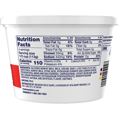 Meadow Gold Small Curd Cottage Cheese - 16 Oz - Image 3
