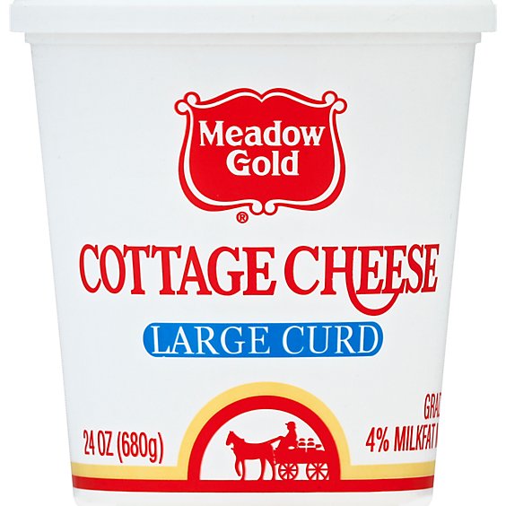 Meadow Gold 4% Small Curd Cottage Cheese - 16 Oz