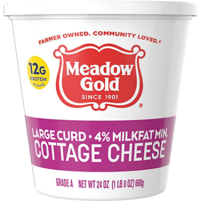 Meadow Gold 4% Small Curd Cottage Cheese - 16 Oz