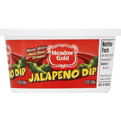 Meadow Gold Jalapeno Dip Plastic Cup - 12 Oz - Image 1