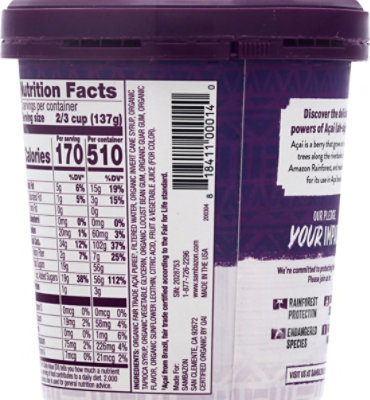 Sambazon Acai Sorbet - 1 Pint - Image 6