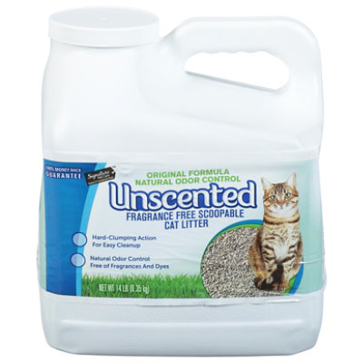 Signature Pet Care Cat Litter Unscented Original Formula - 14 Lb - Image 3