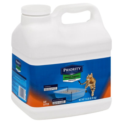 Signature Pet Care Cat Litter Unscented Original Formula - 14 Lb - Image 1