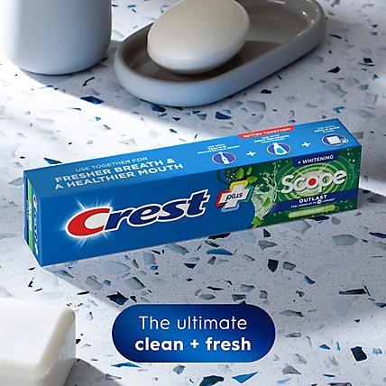 Crest Complete + Scope Outlast Mint Whitening Toothpaste - 4 Oz - Image 3