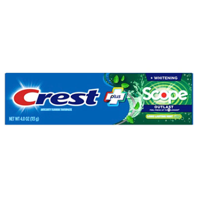 Crest Complete + Scope Outlast Mint Whitening Toothpaste - 4 Oz - Image 2