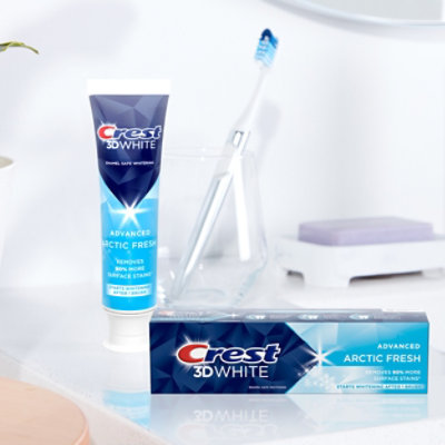 Crest 3D White Luxe Toothpaste Fluoride Anticavity Diamond Strong Brilliant Mint - 4.1 Oz - Image 5