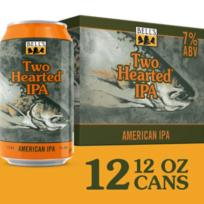 Bell's Two Hearted IPA Beer 7% ABV Cans - 12-12 Fl. Oz. - Image 1