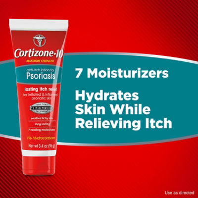 Cortizone 10 Anti-Itch Lotion Maximum Strength for Psoriasis - 3.4 Oz - Image 5