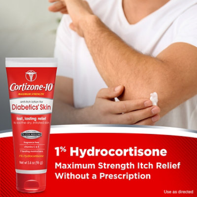 Cortizone Cream Diabetic - 3.4 Oz - Image 3