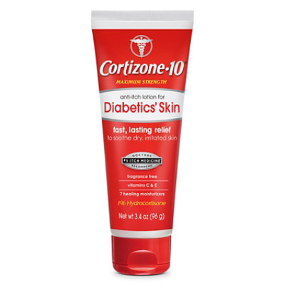 Cortizone Cream Diabetic - 3.4 Oz - Image 2