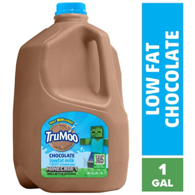 TruMoo Chocolate 1% Lowfat Milk Plastic Bottle - 1 Gallon - Image 3