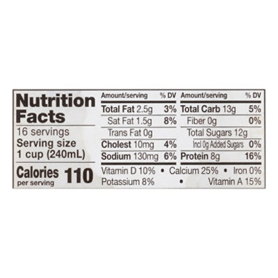 Garelick Farms 1% Lowfat with Vitamin A and D Milk Jug - 1 Gallon - Image 5