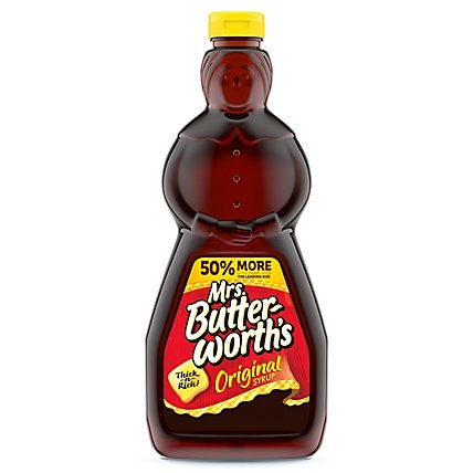 Mrs. Butterworth's Original Thick And Rich Pancake Syrup - 36 Oz - Image 2