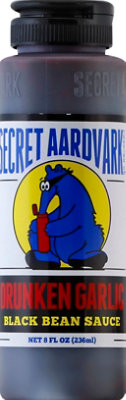 Secret Aardvark Sauce Black Bean Drunken Garlic Bottle - 8 Fl. Oz. - Image 2