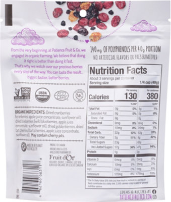 Whole & Soft Four Berries Gently Sweetened Organic - 4 Oz - Image 6