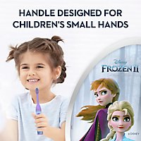 Oral B Kids Toothbrush Battery Powered Kids 3+ Disneys Frozen Soft Bristles - Each - Image 7