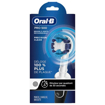 Oral-B Pro 500 Rechargeable Toothbrush Precision Clean - Each