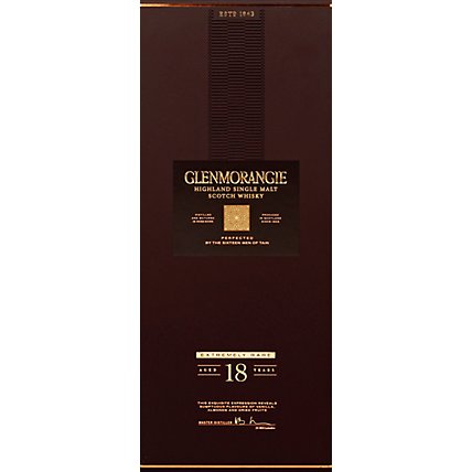 Glenmorangie Scotch 18 Year Single Malt 86 Proof - 750 Ml - Image 2