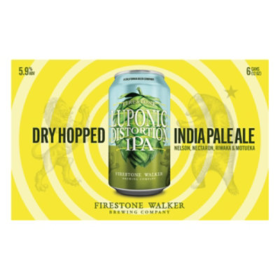 Firestone Walker Luponic Distortion Beer IPA Cans - 6-12 Fl. Oz. - Image 3