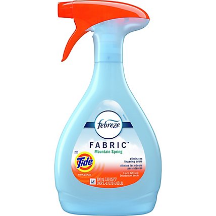 Febreze Fabric Refresher Odor Eliminating With Tide Mountain Spring Scent - 27 Fl. Oz. - Image 2