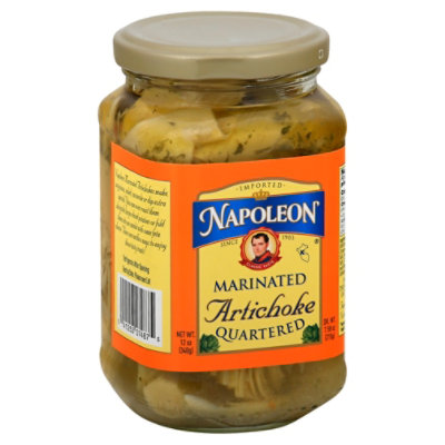 Napoleon Artichokes Quartered & Marinated Hearts - 12 Oz