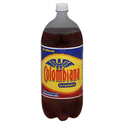 Colombiana La Nuestra Soda Kola Flavored Bottle - 67 Fl. Oz.