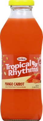 Grace Tropical Rhythms Juice Mango Carrot Bottle - 16 Fl. Oz. - Image 2