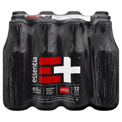essentia Drinking Water Purified Ionized Hydration - 12-12 Fl. Oz. - Image 4