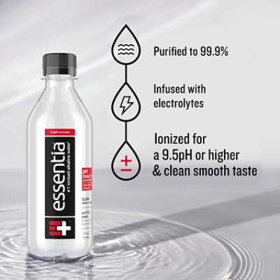 essentia Drinking Water Purified Ionized Hydration - 12-12 Fl. Oz. - Image 2