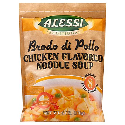 Alessi Chicken Noodle Soup - 6 Oz - Image 1