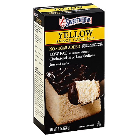 Sweet N Low Cake Mix Snack Yellow - 8 Oz