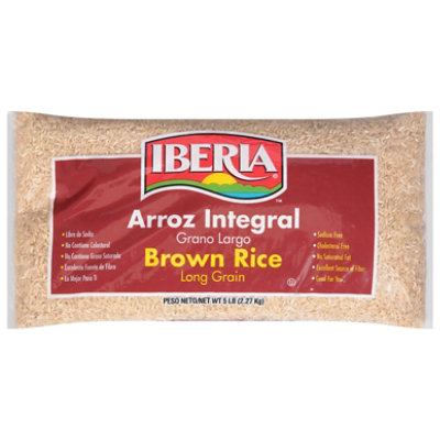 Iberia Rice Brown Long Grain Bag - 5 Lb - Image 3
