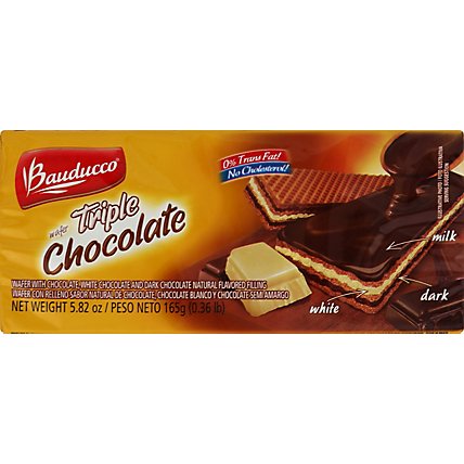 Bauducco Wafer Triple Chocolate Box - 5.82 Oz - Image 2