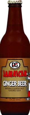 DG Genuine Jamaican Soda Ginger Beer Bottle - 12 Fl. Oz. - Image 2