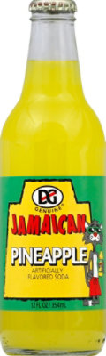 DG Genuine Jamaican Soda Pineapple Beer Bottle - 12 Fl. Oz. - Image 2