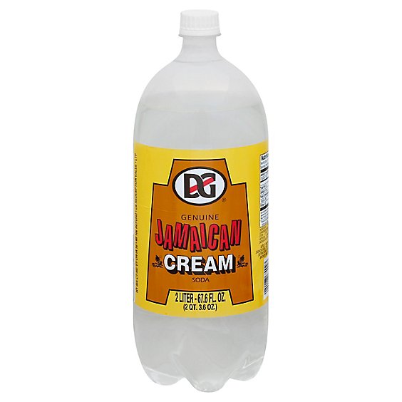 DG Genuine Jamaican Soda Cream Bottle - 67.6 Fl. Oz.