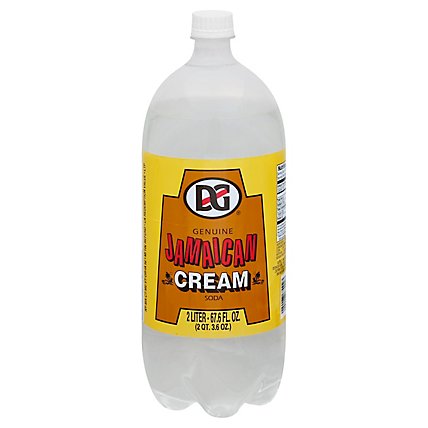 DG Genuine Jamaican Soda Cream Bottle - 67.6 Fl. Oz. - Image 1