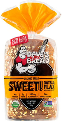 Daves Killer Bread Organic Honey Oats & Flax - 25 Oz - Image 2