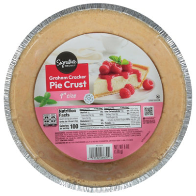 Signature SELECT Pie Crust Graham Cracker 9 Inch Size - 6 Oz - Image 3