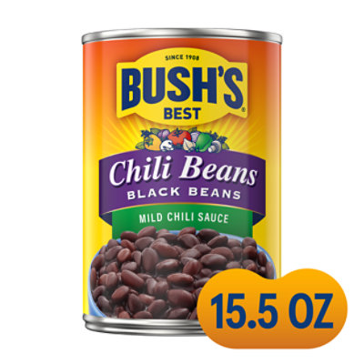 Bush's Black Beans in a Mild Chili Sauce - 15.5 Oz - Image 1