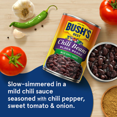 Bush's Black Beans in a Mild Chili Sauce - 15.5 Oz - Image 2