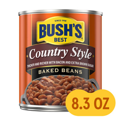 BUSH'S BEST Country Style Baked Beans - 8.3 Oz - Image 1