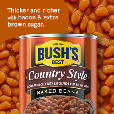 BUSH'S BEST Country Style Baked Beans - 8.3 Oz - Image 3