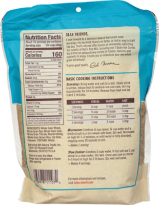 Bobs Red Mill Cereal Hot 7 Grain Contains Flaxseed - 25 Oz - Image 5