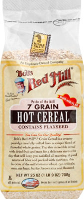 Bobs Red Mill Cereal Hot 7 Grain Contains Flaxseed - 25 Oz - Image 2
