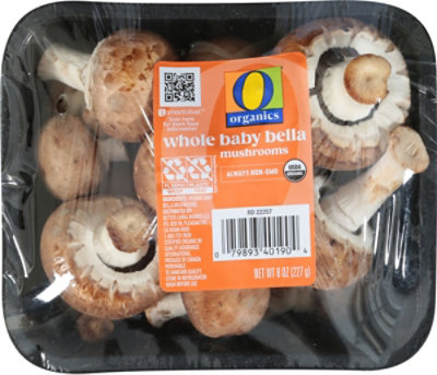 O Organics Organic Baby Bella Whole Mushrooms - 8 Oz - Image 2