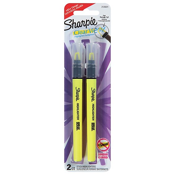 New Sharpie Clr Stick Yellow - Each